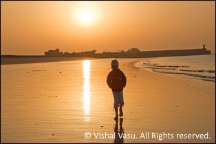 Sunrise at Mandavi Beach